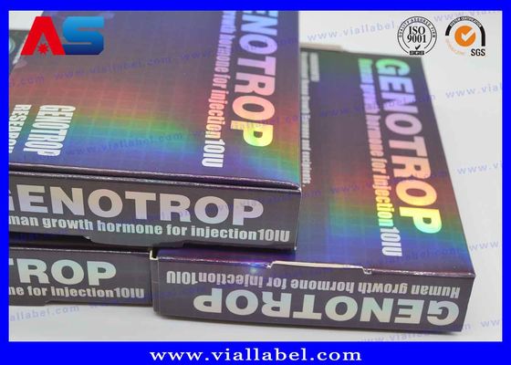 Percetakan Hologram Khusus 2ml Vial Storage Box Of Peptides BPC dengan 10 x 2ml plastik tray