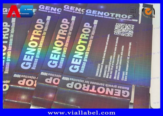 Percetakan Hologram Khusus 2ml Vial Storage Box Of Peptides BPC dengan 10 x 2ml plastik tray