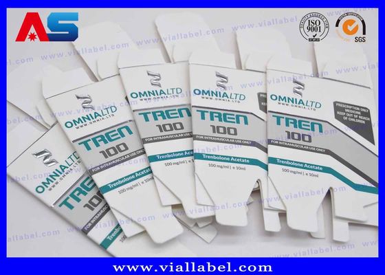 Kotak Kemasan Hologram Lipat Untuk Vial Kaca Peptida 2ml 10ml 20ml 30ml kotak vial binaraga
