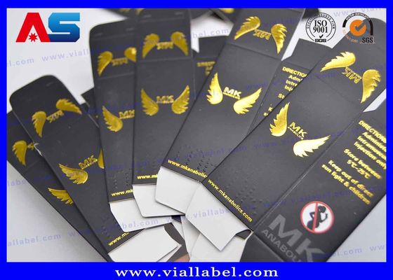 Gold Foil Printing Pharmaceutical Packaging Box SGS Untuk 15ml Vial Mating