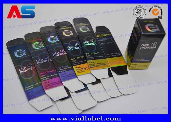 Gep Pharma 10ml Vial Kaca 300g Kothak Kemasan Cetak Kertas Kothak Vial Bangunan Tubuh
