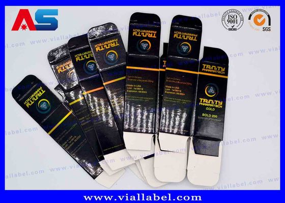 Anti Pengecoran Percetakan Peptida Kemasan 2ml Vial Kotak Enanthate Oil Vial Box Packaging