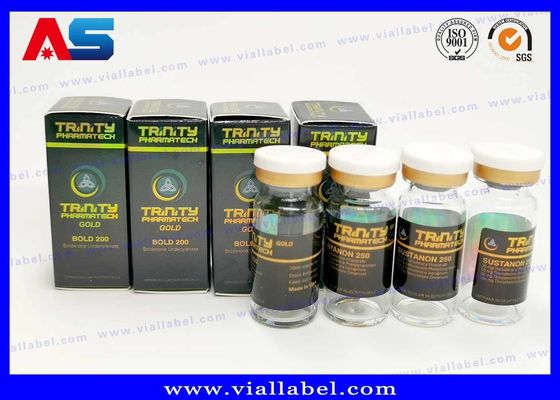 CMYK Printing 10ml Label Botol Kustom Untuk Botol Obat Kaca