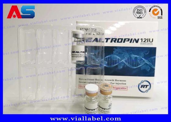 SFDA Steril Vial Kaca Kecil 2 - 30ml Dengan Label Kertas Farmasi Dan Kotak Dengan Blister