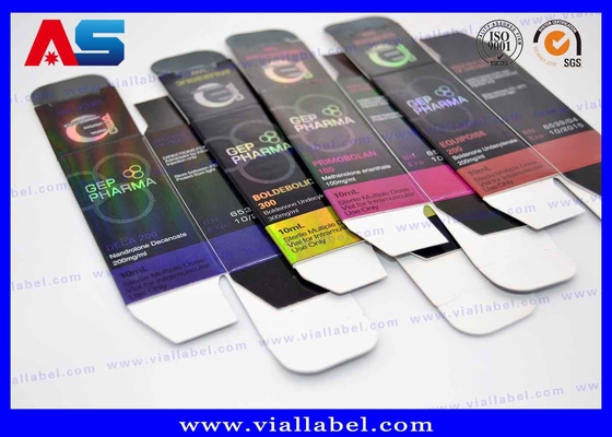 Kothak Vial Kaca Obat Dengan Hologram Laser Printing, 10ml Isi kotak kemasan obat
