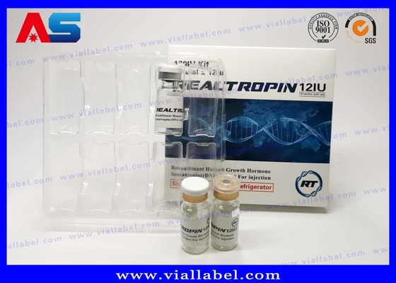 Minyak Ampul 1ml Plastik Blister Kemasan PVC / PET Bahan Putih Warna khusus dibuat nampan plastik