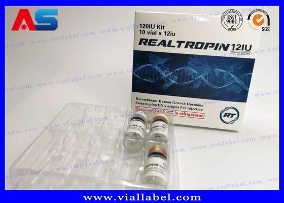 Kemasan Blister Obat Custom Untuk Botol Kaca Farmasi / botol penisilin Blister transparan