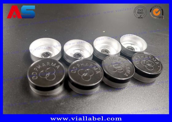 Botol Kaca Miniatur Tubular Botol Kaca Amber Biru Dengan Tutup Karet Aman untuk Vial Binaraga