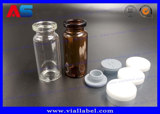 10mL Vial Botol Ungu Flip Off Cap Ukiran Desain Khusus Untuk Apotek Steril Vial Flip Off Caps