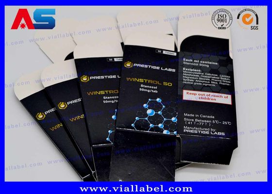 Kotak Penyimpanan Ampul Botol Anti Palsu 81x60x31mm Untuk 1ml Testosteron Propionat