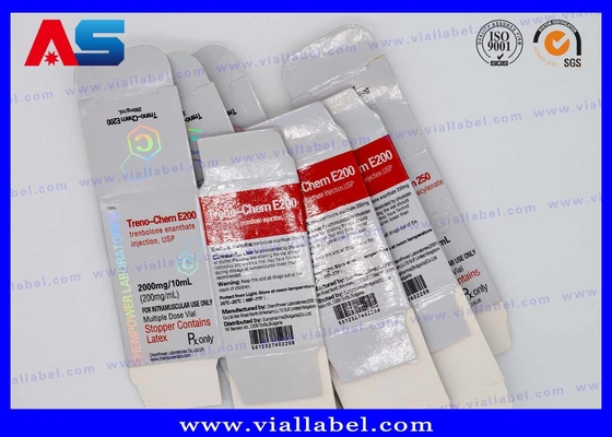 Gep Pharma 10ml Vial Kaca 300g Kothak Kemasan Cetak Kertas Kothak Vial Bangunan Tubuh