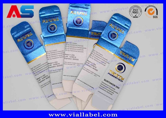 Kotak Kemasan Hologram Lipat Untuk Vial Kaca Peptida 2ml 10ml 20ml 30ml kotak vial binaraga