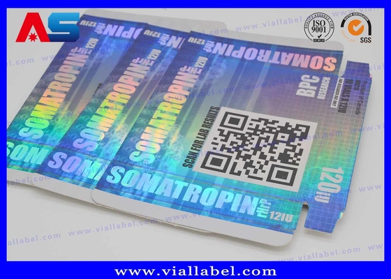Somatropin Bodybuilding Hcg Tablet Custom Pill Box / Medicine Box Box Box Box kotak kertas foil perak