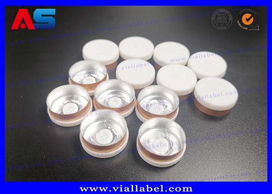 20mm Plastic Aluminum Lids Flip Off Cap Engraved Custom Logo With Vials Stoppers