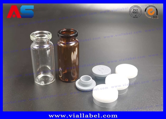 Botol Steril Dan Top Vial Kaca Kecil, Bayonet Mulut Botol Dropper Kaca