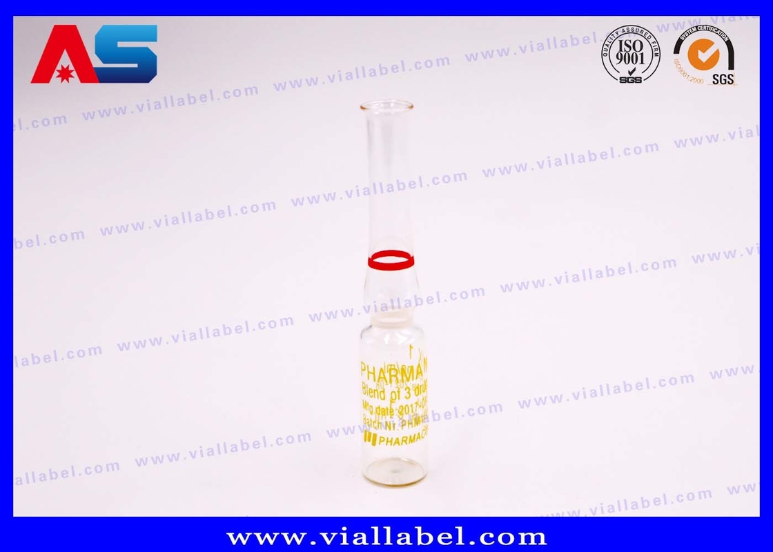 Sus tanon Clear Pharmaceutical Glass Ampul Dengan Cincin 1ml 2ml 3ml 5ml 6ml 10ml