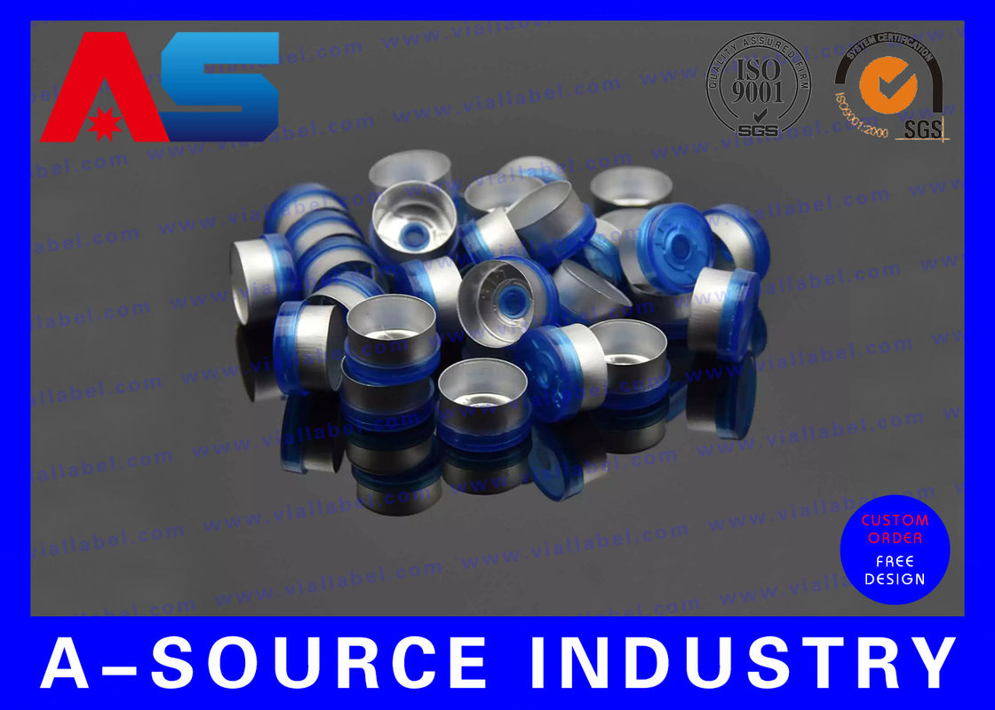 Flip off cap vial 10mL Kimia Vial Farmasi 20mm Blue Flip Top Caps ISO 9001 Approval
