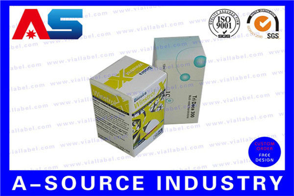 Glossy / Matt Bio Custom 10mL Vial Box Cardboard Moving Boxes For Lab Test Boxes for vials Kotak untuk vial