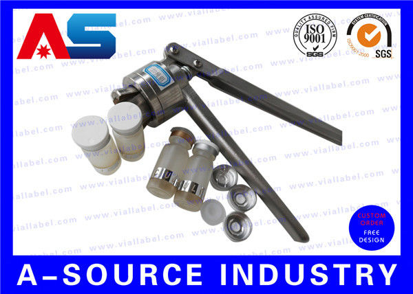 Perak Aluminium Manual Vial Cap Crimper Crimping Alat Untuk 13mm / 20mm Flip Off Plastik Cap