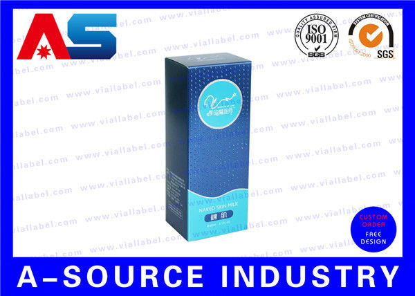 10 ml Vial Storage Box Matt Finish Cardboard Paper Blue WITH UV Spot Braille Box kotak kardus putih