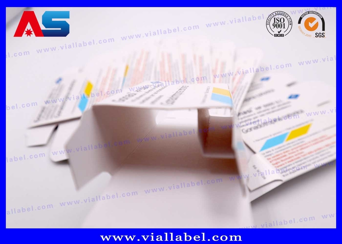 Customized Kaca Botol Kertas 10ml Vial Kotak Untuk Pregnyl Hcg Pharmaceutical Packaging Box