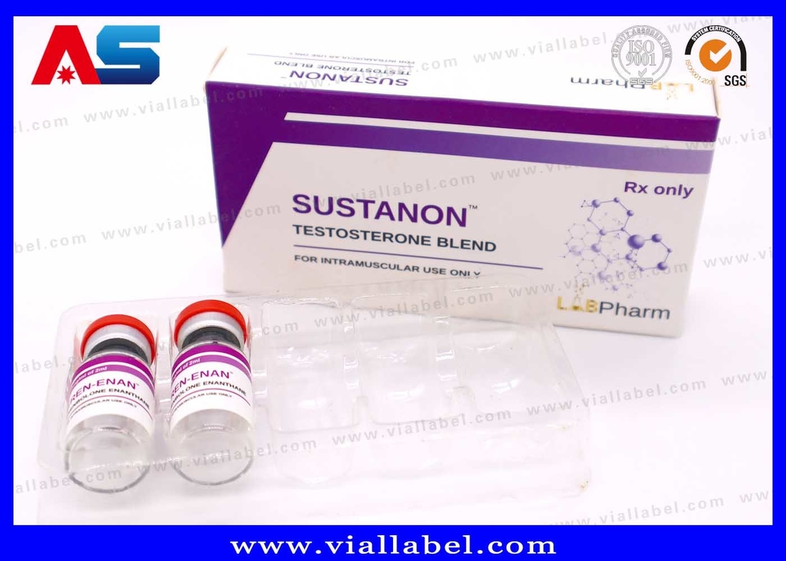 Premium UV Matte & Embossed Paper Box untuk 2x2ml Semaglutide Vials   High-End Peptide Packaging Solution