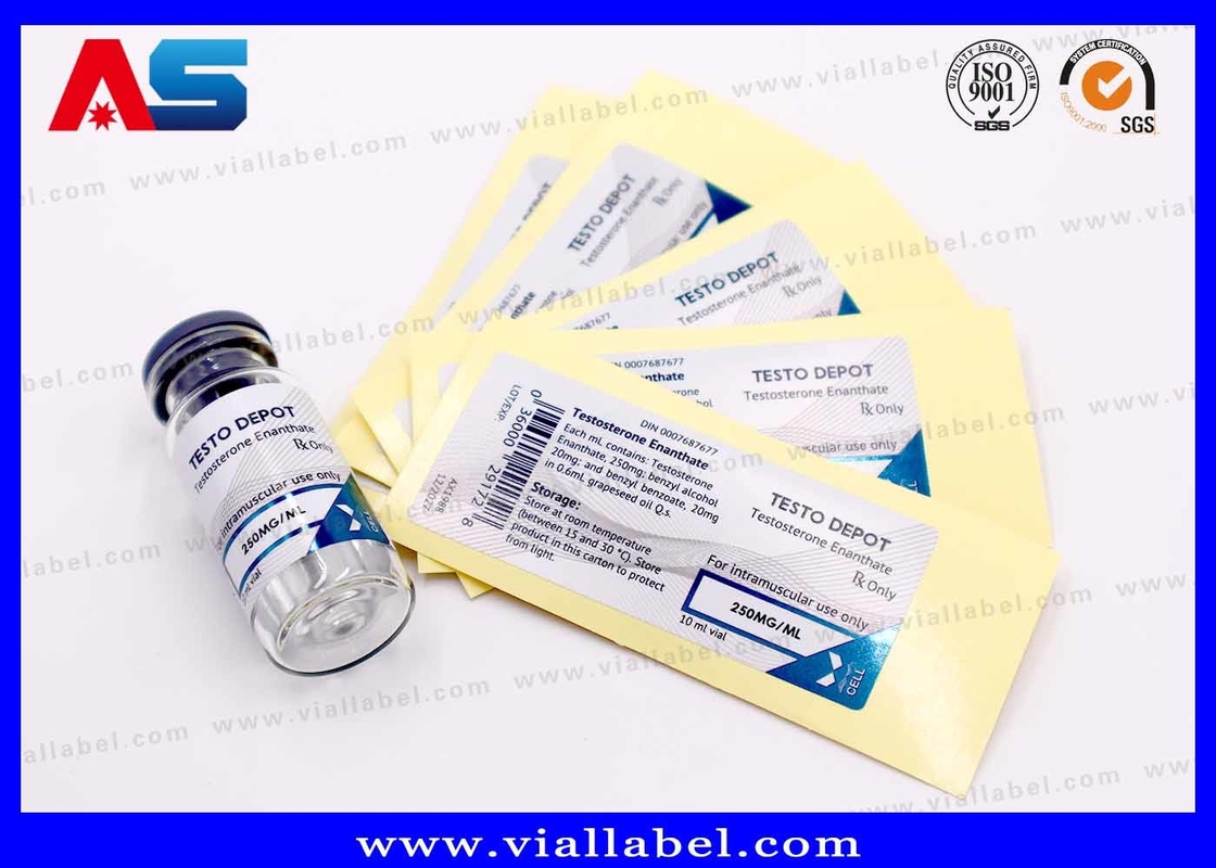 Label Vial Premium yang kuat untuk penggunaan medis dan laboratorium 2ml / 10ml