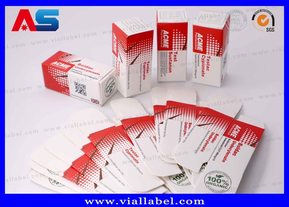 Hcg Kualitas Tinggi Vial Kecil Dan Kothak Pencetakan, Kothak Kothak Kertas Peptida Untuk 2 Vial 2ml