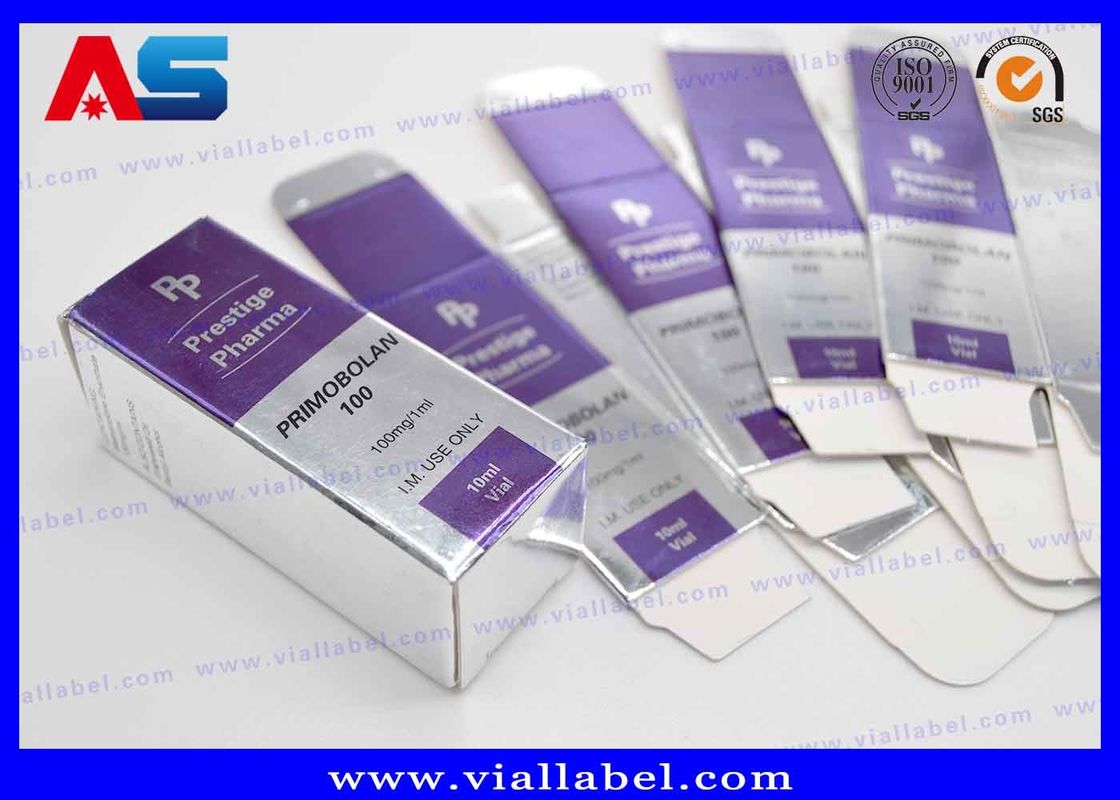 Anabolic Science 10ml Vial Box / Peptide Medicine Packing Box Untuk Vial Kaca kotak cetak khusus