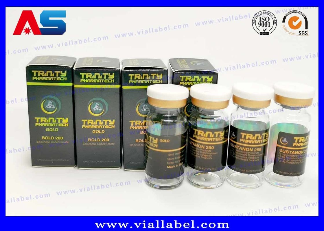 CMYK Printing 10ml Label Botol Kustom Untuk Botol Obat Kaca