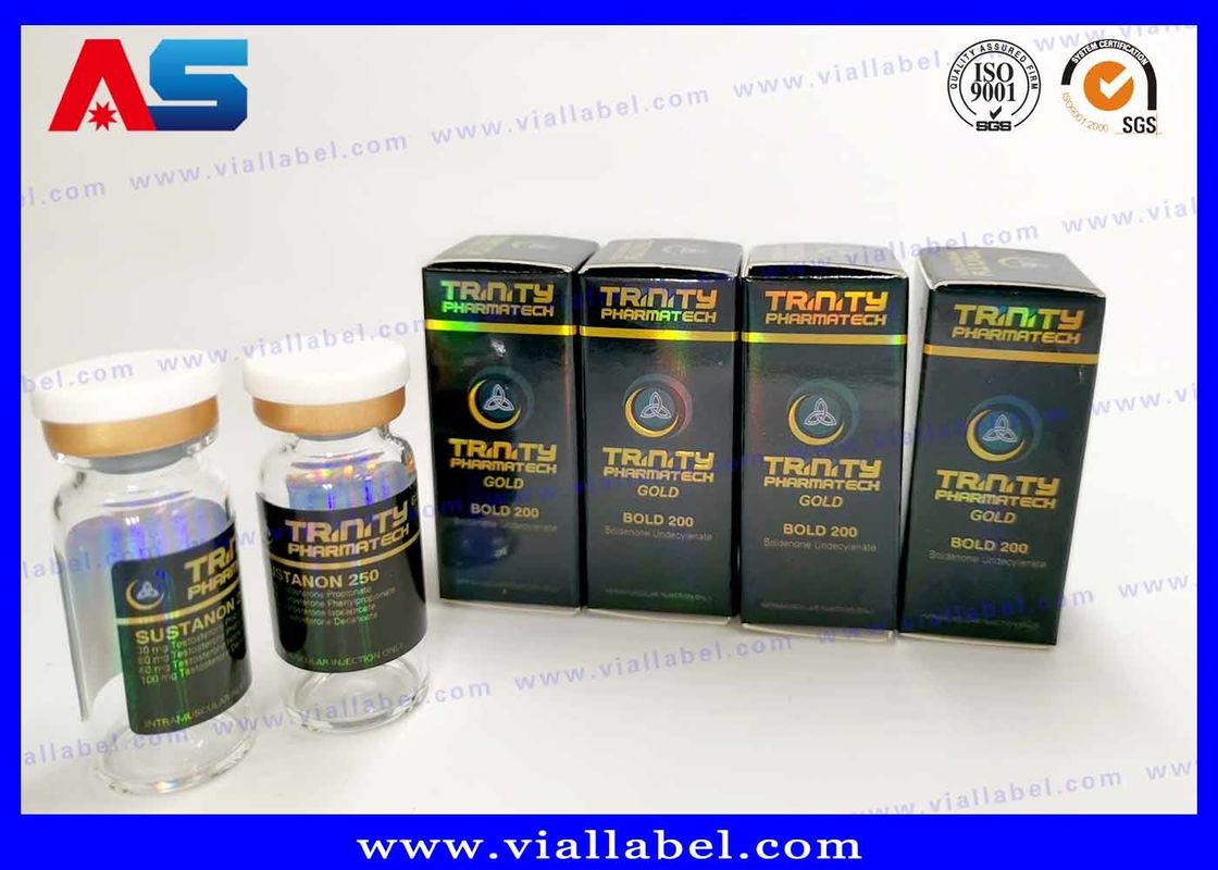 Laser Hologram Panton Laboratorium Warna Botol Kecil Kotak Dan Label binaraga kotak kemasan