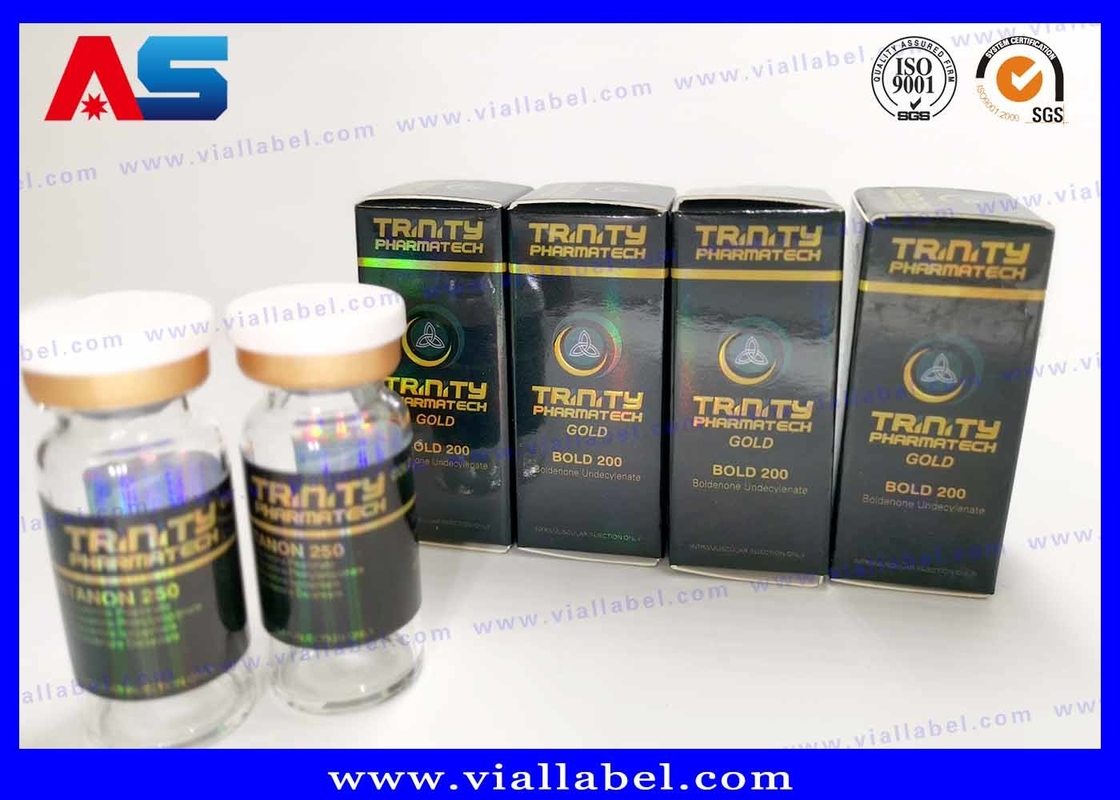 Label Botol Holografik 10ml Dan Kotak Merek Disesuaikan Untuk Pencetakan Botol Kaca