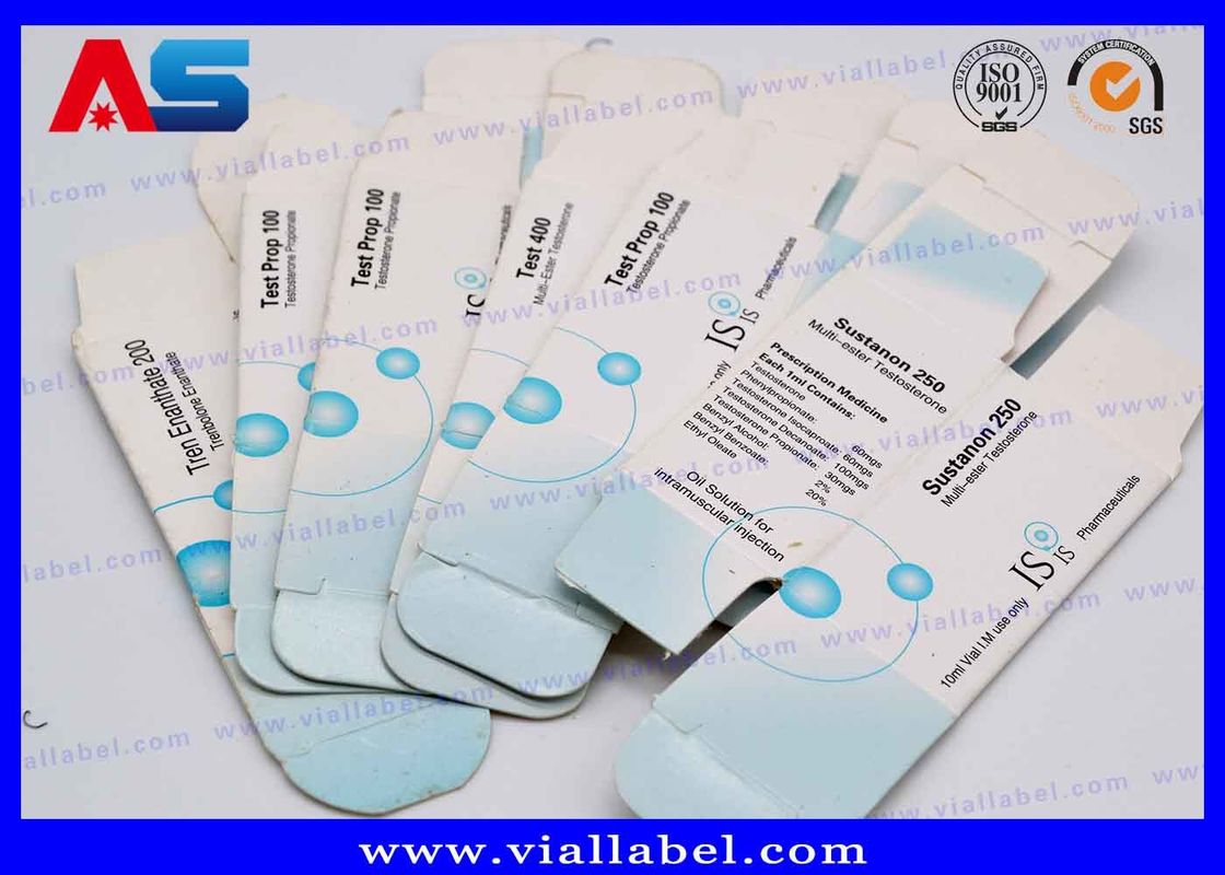 Kotak Penyimpanan Botol Hologram Kustom Cetak Kotak Botol 10ml dan Kemasan / kotak kemasan kecil