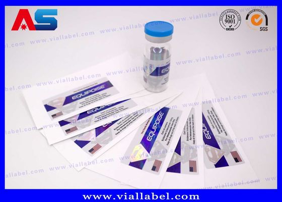 Profesional 10ml Vial Label, Anti-Pengalsuan Hologram Vial Sticker Label botol khusus