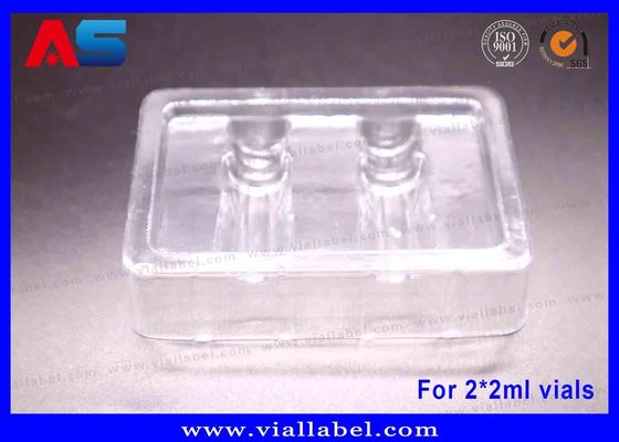 Kemasan Blister peptides, Baki Plastik untuk Menampung 2 Vial 2ml, Bahan Ramah Lingkungan Ketebalan 50um