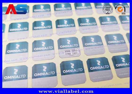 Custom Scratch Off Security Code Sticker Untuk Farmasi Square 2Cm Anti Fake Tujuan tidak valid stiker