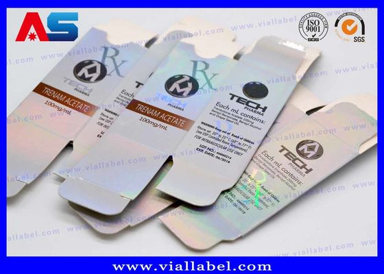 Muscledevelop Perak Foil Timbul 10 ml Kotak Penyimpanan Botol Suntik Peptide Meditech Muscle Growth